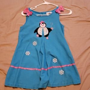 Winter corduroy dress